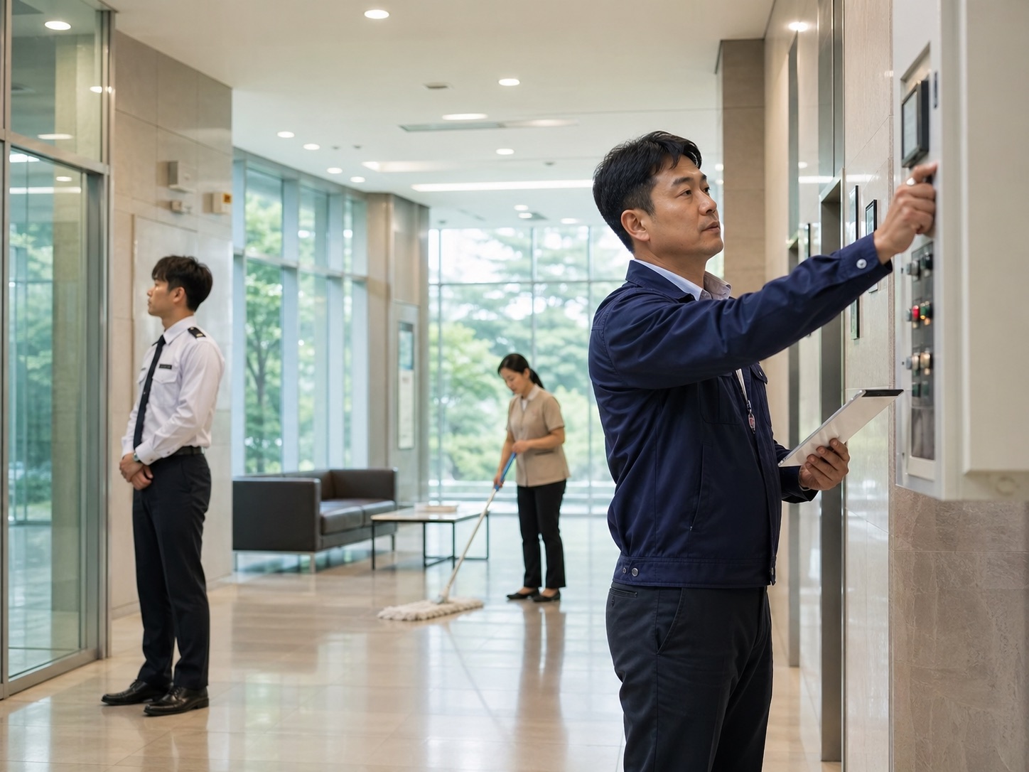 건물 관리 서비스 현장 이미지